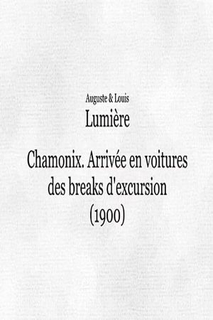 Chamonix: Arrivée en voitures des breaks d'excursion's poster