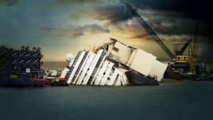 Raising the Costa Concordia's poster
