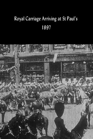 Royal Carriage Arriving at St Paul's's poster