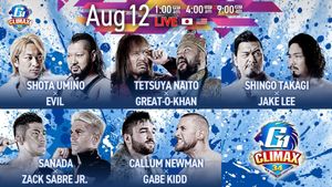 NJPW G1 Climax 34: Day 15's poster