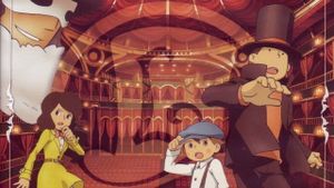 Professor Layton and the Eternal Diva's poster