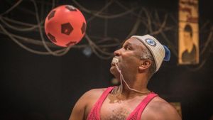 National Theatre Live: Barber Shop Chronicles's poster