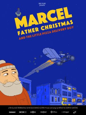 Marcel, Father Christmas (and the little pizza delivery boy)'s poster