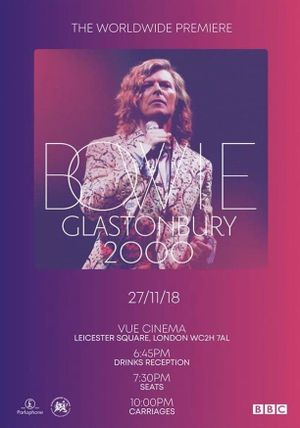 David Bowie: Glastonbury 2000's poster