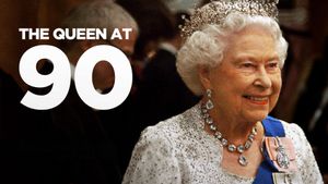 The Queen At 90's poster