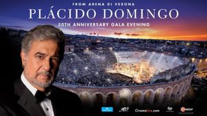 Plácido Domingo Gala's poster