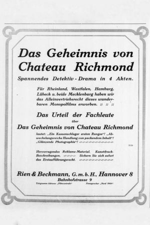 Das Geheimnis von Chateau Richmond's poster