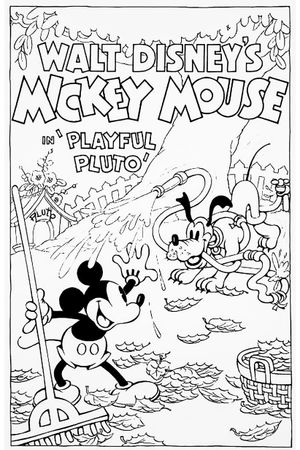 Playful Pluto's poster