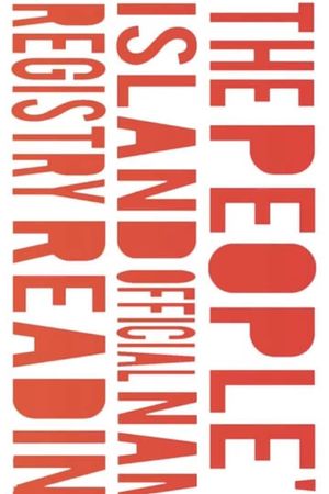 The People's Island Official Name Registry Reading's poster