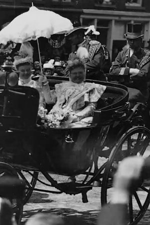 Festive visit of H. M. Queen Wilhelmina to Rotterdam's poster