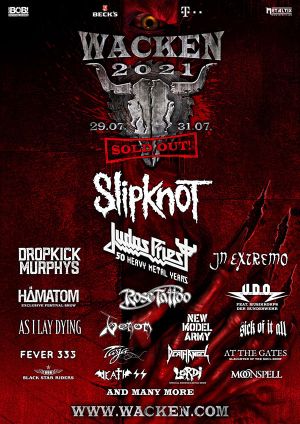 Slipknot Live - Wacken Open Air 2022's poster