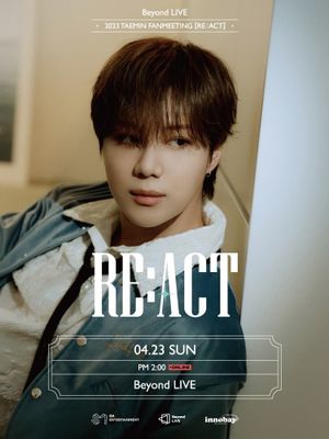 2023 TAEMIN FANMEETING "RE : ACT"'s poster