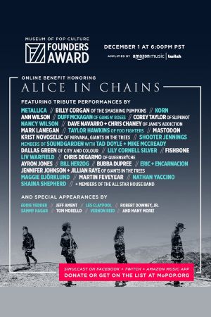 MoPOP Founders Award Honoring Alice in Chains's poster
