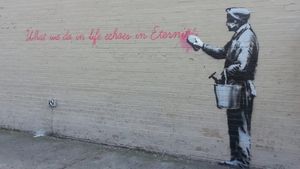 Banksy Does New York's poster