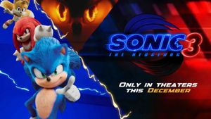 Sonic the Hedgehog 3's poster