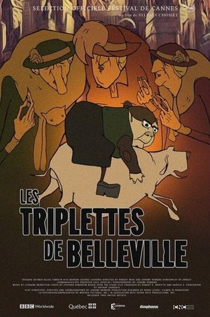 The Triplets of Belleville's poster