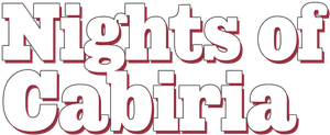 Nights of Cabiria's poster