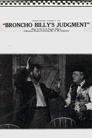 Broncho Billy's Judgment's poster