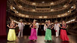 El Grito: Lila Downs at the Macedonio Alcalá Theater, with the Alejandro Díaz Orchestra and the Costumbrista Dance Company's poster