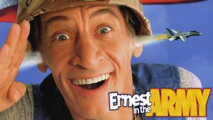 Ernest in the Army's poster