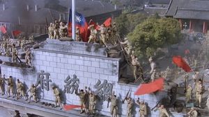 The Great Military March Forward: Fight for Nanjing, Shanghai and Hangzhou's poster