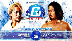 NJPW G1 Climax 34: Day 13's poster