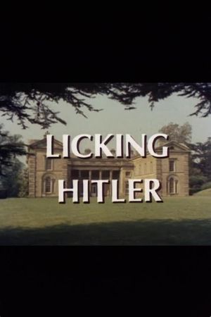 Licking Hitler's poster