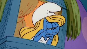 Romeo and Smurfette's poster