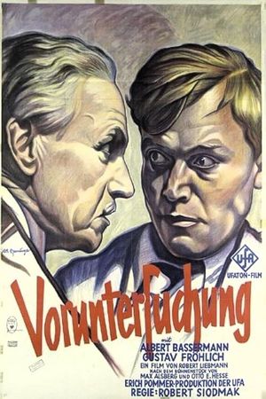 Voruntersuchung's poster