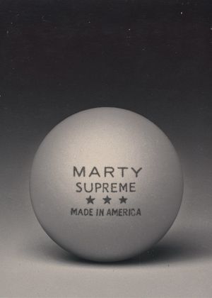 Marty Supreme's poster