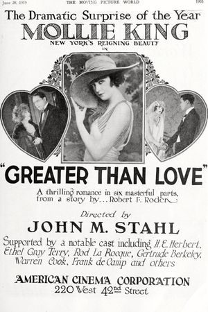 Greater Than Love's poster