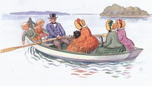 Farbror Blås nya båt's poster