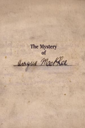 Hidden Gifts: The Mystery of Angus McPhee's poster