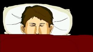 hey man I'm in your bed now's poster