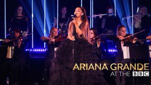 Ariana Grande at the BBC's poster