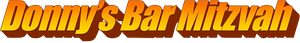 Donny's Bar Mitzvah's poster