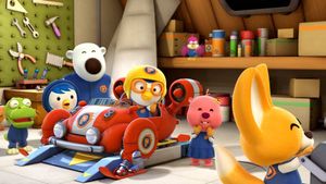 The Little Penguin Pororo's Racing Adventure's poster