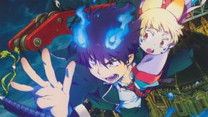 Blue Exorcist: The Movie's poster