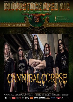 Cannibal Corpse -  Bloodstock 2018's poster