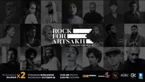 Rock for Artsakh: a concert for peace's poster