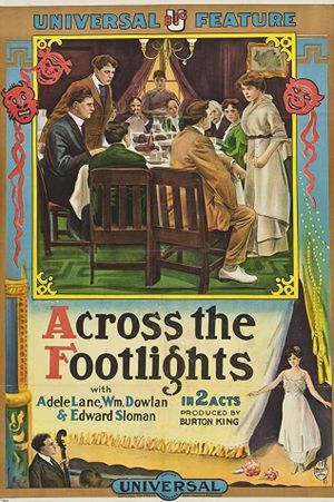 Across the Footlights's poster