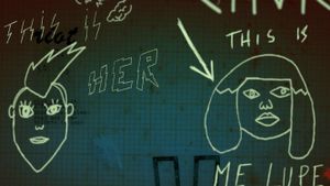 Battlescar - Punk was invented by Girls's poster