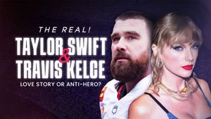 The Real! Taylor Swift and Travis Kelce - Love Story or Anti-Hero?'s poster