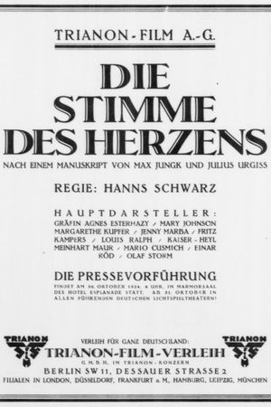 Die Stimme des Herzens's poster