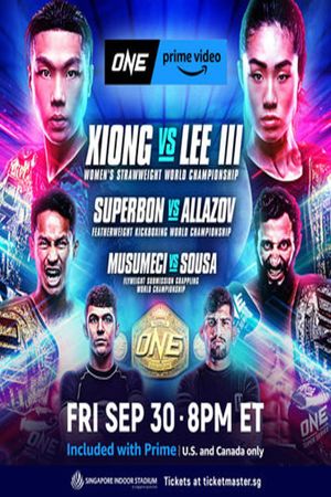 ONE on Prime Video 2: Xiong vs. Lee III's poster