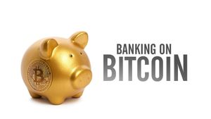 Banking on Bitcoin's poster