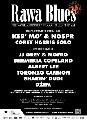 Keb' Mo' & NOSPR - Rawa Blues Festival's poster image