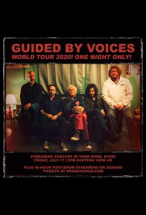 Guided by Voices World Tour 2020's poster