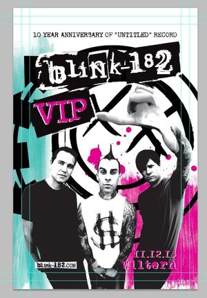 Blink-182 MTV Album Launch's poster