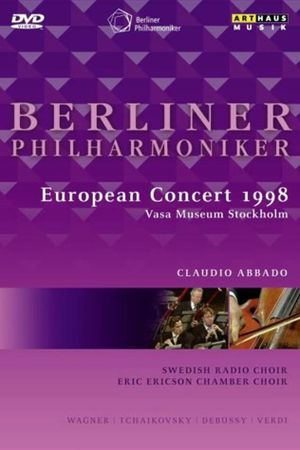Berlin Philharmonic European Concert 1998 Stockholm's poster